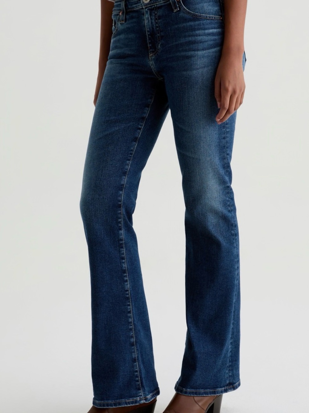 AG Adriano Goldschmied The Angel Bootcut Jeans BW3836 Made in USA Wash 28R Women